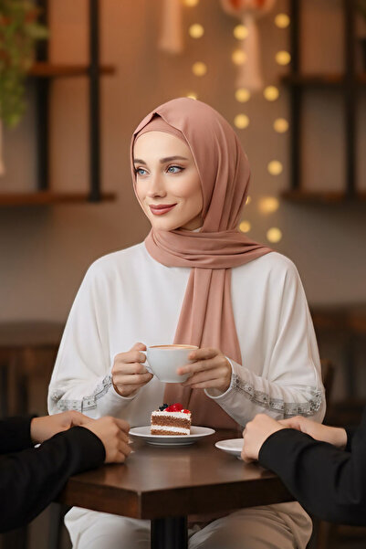 Aisha's Design Combed Cotton Boneli Ready-Made Combed Cotton Hooded Shawl Two...