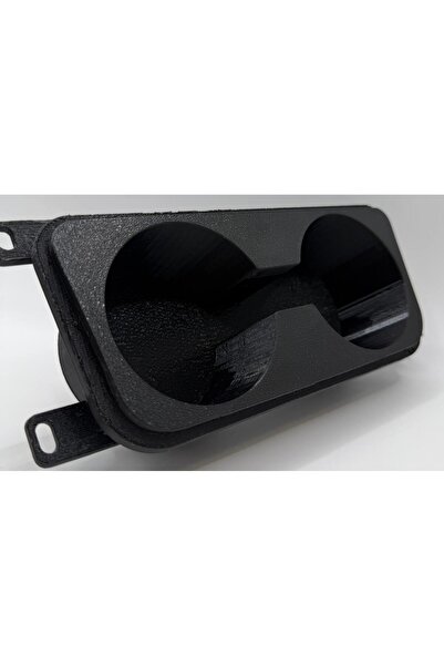 BMW E90/E91/E92/E93 Cup Holder – Replaces Ashtray, Textured Black or 3D Carbon Effect, With/Withou