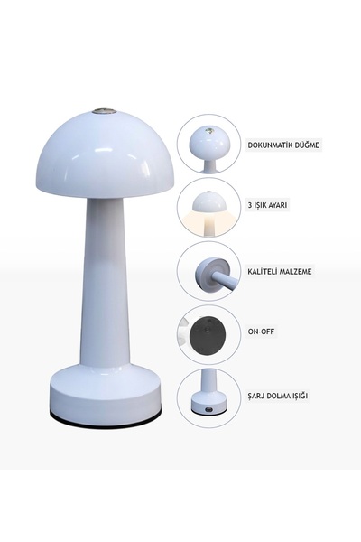ZENLİGHT Mantar Masa Lambası