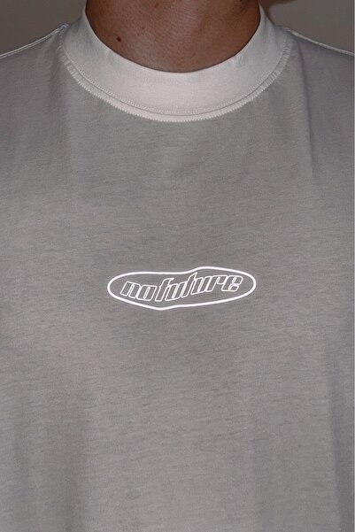 No Future Reflective Trip Oversize T-Shirt Nf0706By