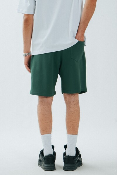Twobucks Green Pique Men's Shorts