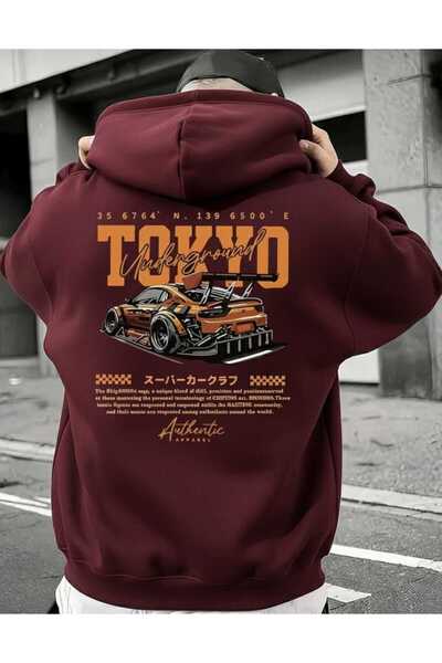 COHERENT Unisex Erkek/Kadın TOKYO YILDIZ Renkli Özel Baskılı Pamuklu Oversize...