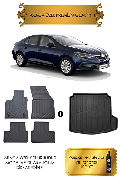 Sare Tuning RENAULT MEGANE 4 Sedan 2016 2024 2025 ARASI ARACA ÖZEL 2D HAVUZLU...