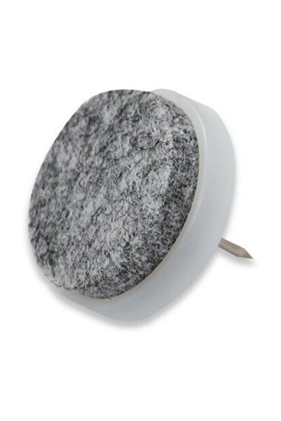 almital mobilya aksesuarları furniture accessories 4 Adet Çap 15 mm, Beyaz Pl...