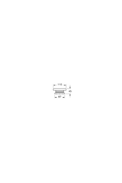VitrA Base 700 A44146 Katı Sabunluk, Krom