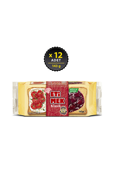 Eti Etimek Klasik Kızarmış Ekmek 143 g x 12 Adet