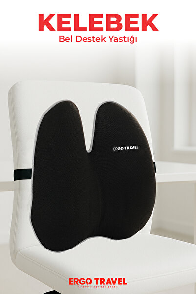 Genel Markalar Ultralüks Visco Ortopedik Ofis Bel Destek Yastığı - Siyah -