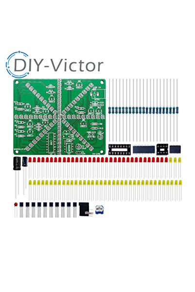 Choice مجموعة أدوات DIY للألعاب النارية ذات اللون الأحمر والأصفر ذات الأضواء ...