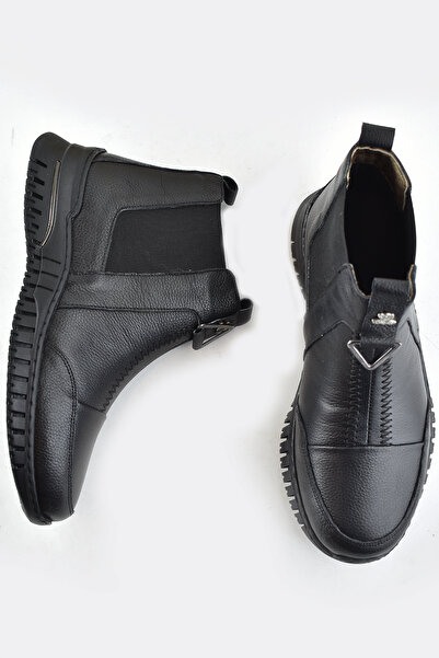 ISPARTALILAR 1833 celoortopedické černé boty z pravé kůže dámské boty Maminka zimní kožené boty