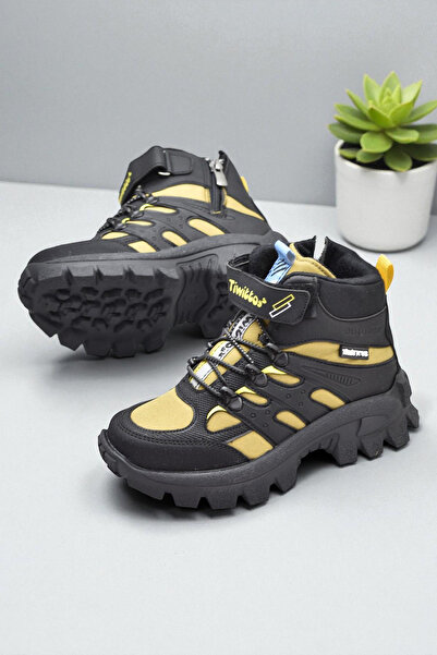 ISPARTALILAR 390U Ορθοπεδική σόλα με ελαστικό Velcro Μπότες για κορίτσια Μπότες για αγόρια Μπότες Unisex για παιδιά