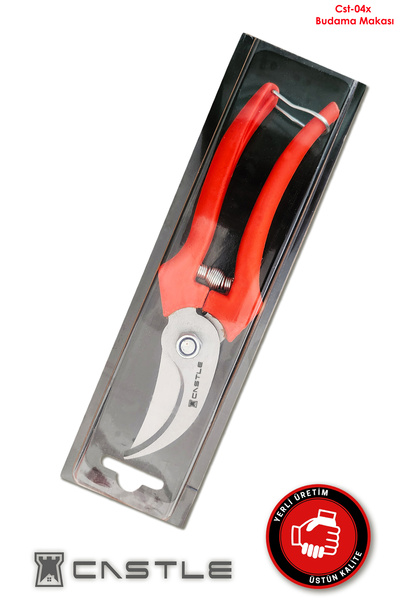 LAZBİSA Castle Cst-4x Budama Makası Bağ Makası Bahçe Ağaç Dal Kırpma Makası
