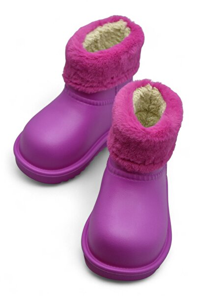 ISPARTALILAR 65D Comfortable Fur Inside Waterproof Girls' Boots Daily Children's Boots