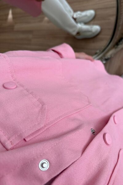 Ka Hijab Ροζ μαλακό πουκάμισο