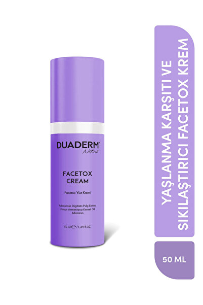 Duaderm Natural Yaşlanma Karşıtı ve Sıkılaştırıcı Facetox Krem 50 ml