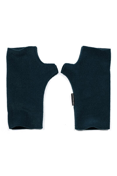 Cottonland Wristie Unisex Fleece Gloves - Fingerless Aviator Blue