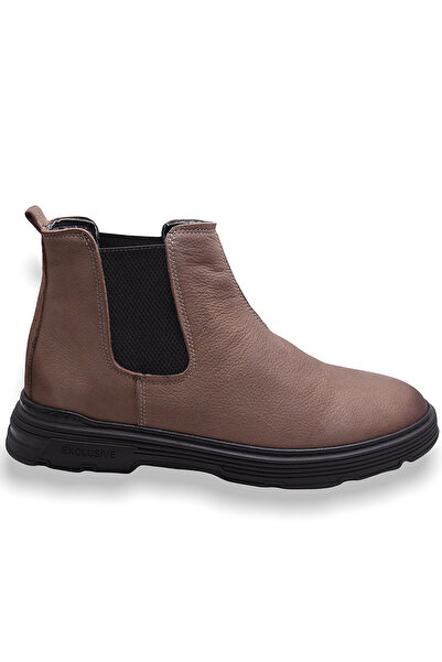 ayakkabiburada Bülent Saraç 201 Γνήσιο δέρμα Ανδρικές Μπότες Παπούτσια Nubuck με γούνα στο εσωτερικό