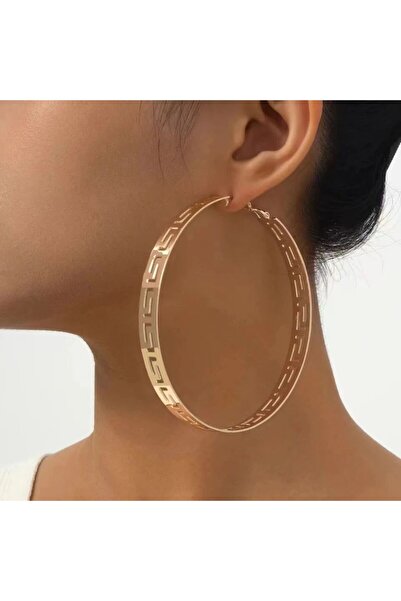 Kelan Golden Athena Earrings – The Circle of the Greek Goddess