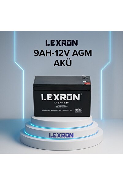 Lexron 12V 9AH KURU AKÜ