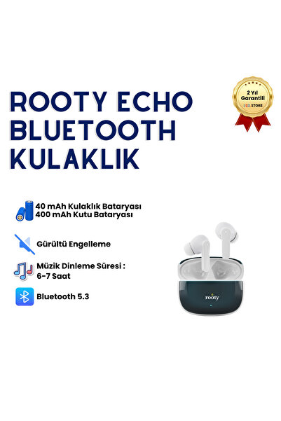 HZL ECHO Kulak içi Surround IPX7 Extra Bass Üstün Mikrofonlu TWS Apple / Android Bluetooth Kulaklık