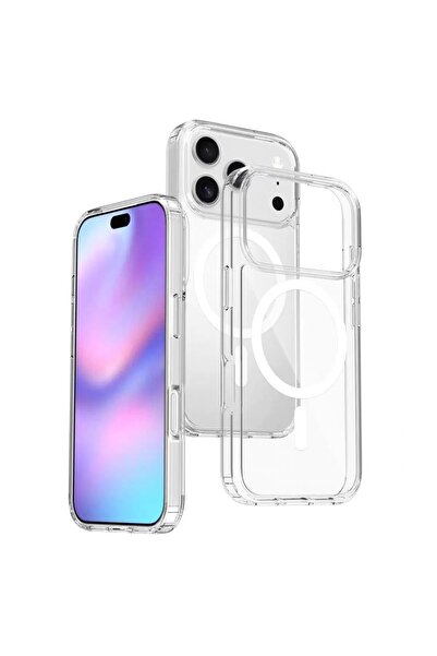 OEM Husă transparentă premium MagSafe pentru iPhone 17 Pro Max - Protecție la...