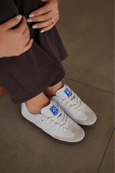 SOLAZER Γυναικείο λευκό ορθοπεδικό πάτο με λεπτομέρεια καθημερινής χρήσης 057