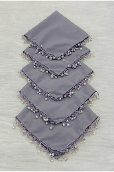 ZEYMERADE Gri Şifon Gelin Damat Mendili, Düğün Halay Nedime Bride Parti Kına ...