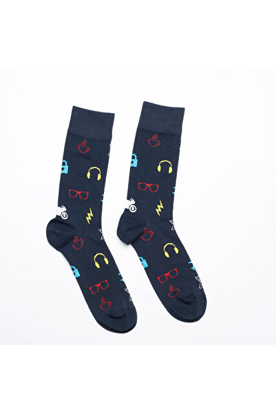 MRHERO Multicolored Unisex Single Socks Party Time Themed Socket Colorful Socks MH-1052-1