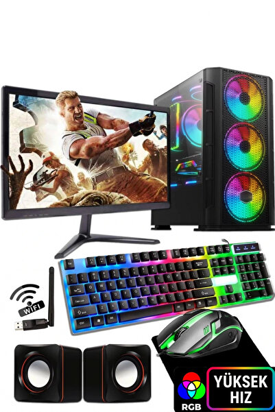 J-TECH P12882 i5 6500 16GB 256GB SSD 19" Monitör Masaüstü Bilgisayar