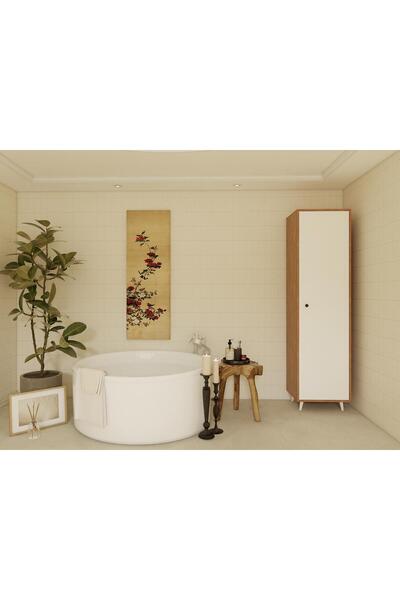 Masif Market Harput Çok Amaçlı Tek kapaklı Dolap M.Kiraz-Byz