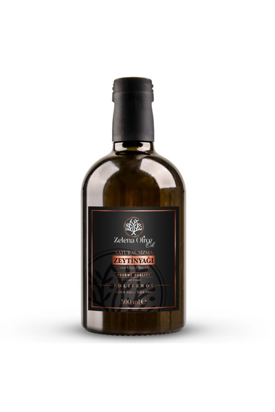 Zelena Olive Zelena Yüksek Polifenollü Erken Hasat Soğuk Sıkım Natürel Sızma ...