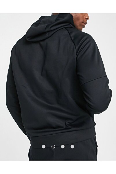 Nike Ανδρικό φούτερ με κουκούλα ανθρακί Therma Novelty Bomber