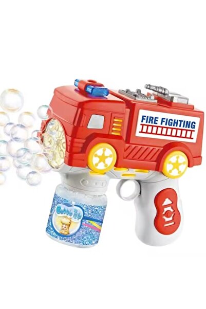 Joynix BubbleDrive: Jucărie cu bule de săpun și camion de pompieri cu rezervo...