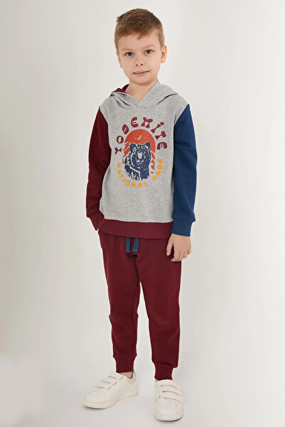 Rolypoly Σετ φόρμας αγοριού σε γκρι χρώμα