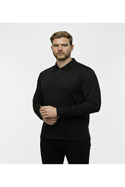 montecarlo Φούτερ Polo Neck Washed Lycra μεγάλου μεγέθους