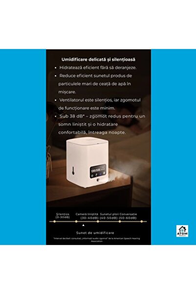 ATOM DEALS Smart LED Planter, ATOM DEALS, Bluetooth, Clock, Humidifier, Digital Display, Brown