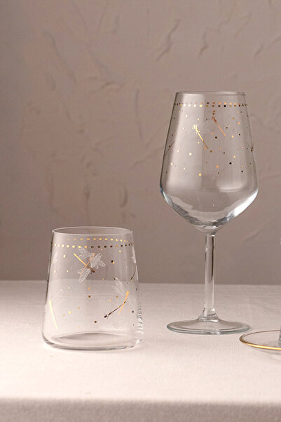 Rakle Dragonfly Set of 4 Water Glasses 420 Cc