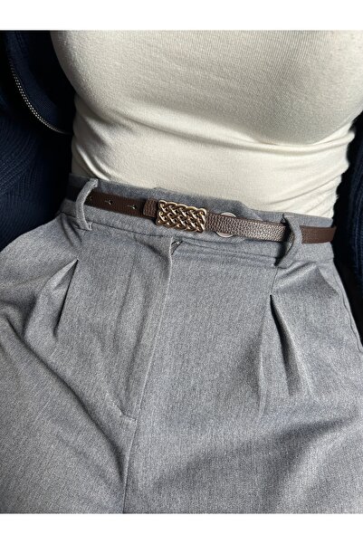 LİA KEMER حزام نسائي ذهبي اللون من ماتي ديزاين، حزام للسترة، حزام للملابس، حز...