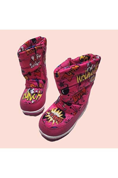 AkınalBella أحذية الثلوج الشتوية للأطفال - مجسم بولي