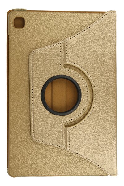 NewFace Rdbydn Samsung Galaxy P610 Tab S6 Lite 10.4 Case 360 Tablet Leather Case (175117) - Gold