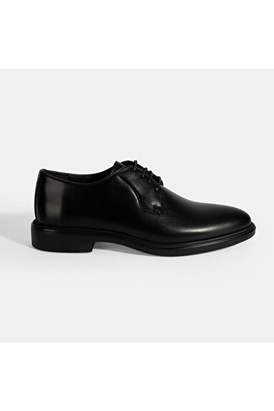 Desa Men's Black Laced Leather Classic Shoes