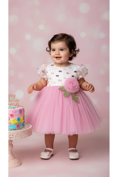 Jolanda COLORFUL PATTERNED TOWEL SKIRT CHILDREN'S DRESS