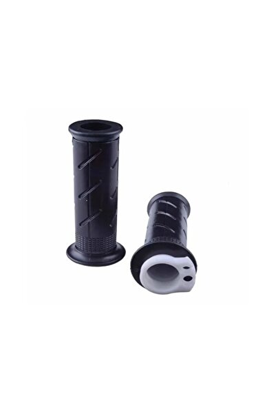 Universal Motosiklet Düz Siyah Elcik Gaz Kolu Takımı Cg Scooter Cup