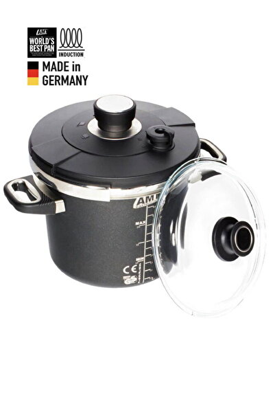 AMT Gastroguss Amt Induktion Düdüklü Tencere 5,5 Lt I1924skset