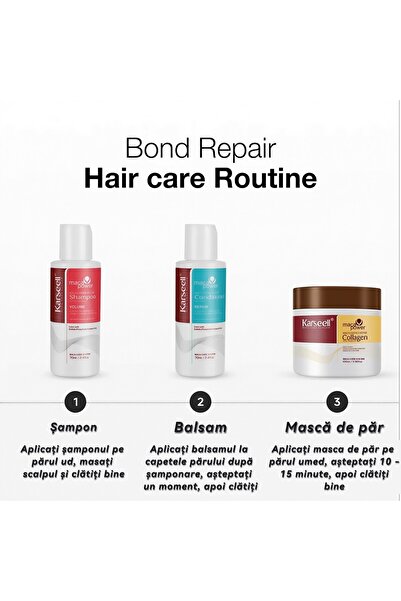 Karseell Travel Set Karseell Maca Essence Hair Repair – Shampoo, Conditioner, and Collagen Mask