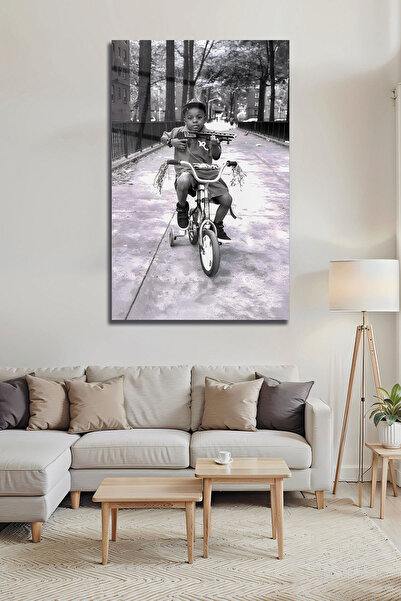 B&G DESIGN Pictură pe sticlă pentru copii, inspirată de stilul vintage, cu bi...