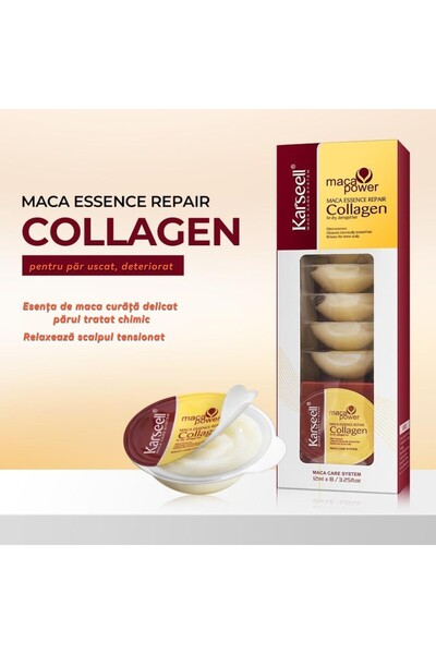 Karseell Maca Essence Repair Collagen 12ml x 8 - Professional Hair Repair Treatment Set