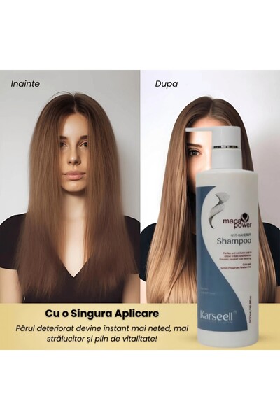 Karseell Anti-Dandruff Shampoo 500ML with Argan Oil, Plant Extracts, and Vitamin E