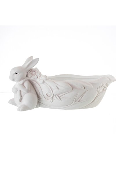 HIC A masterpiece of stone decoration rabbit shape beige color