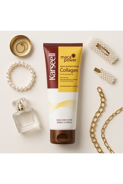 Karseell Collagen Hair Mask 200ml – Professional treatment for dry and damaged hair, with