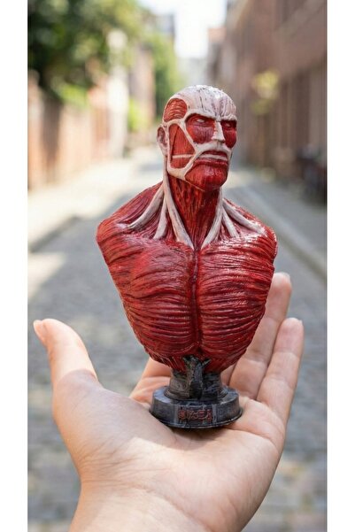 eselya Eselya3d Attack on Titan Colossal Titan Büst, Colossal Titan, Anime Fi...